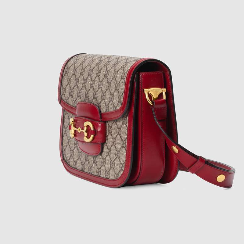 Gucci Horsebit 1955 Small Shoulder Bag 602204 Red